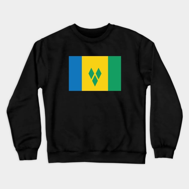 St Vincent and the Grenadines National Flag Crewneck Sweatshirt by IslandConcepts